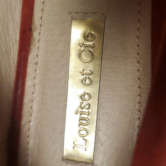7.5 RED "RUBY" FLATS ! SUEDE FINISH. LEATHER INSOLE. - Picture 3 of 4